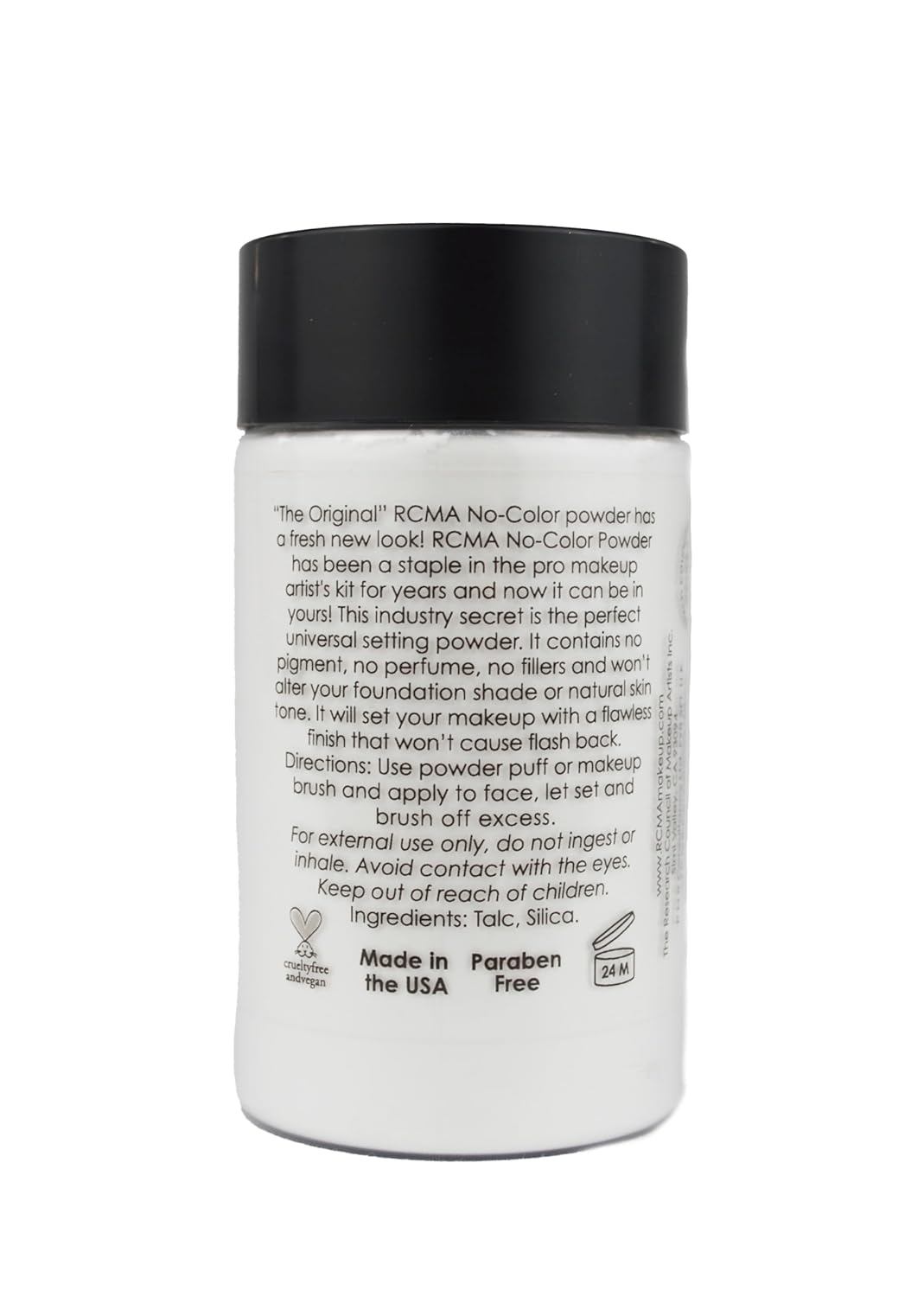 RCMA (Research Council Of Makeup Artists) No Color Powder, 3 Oz