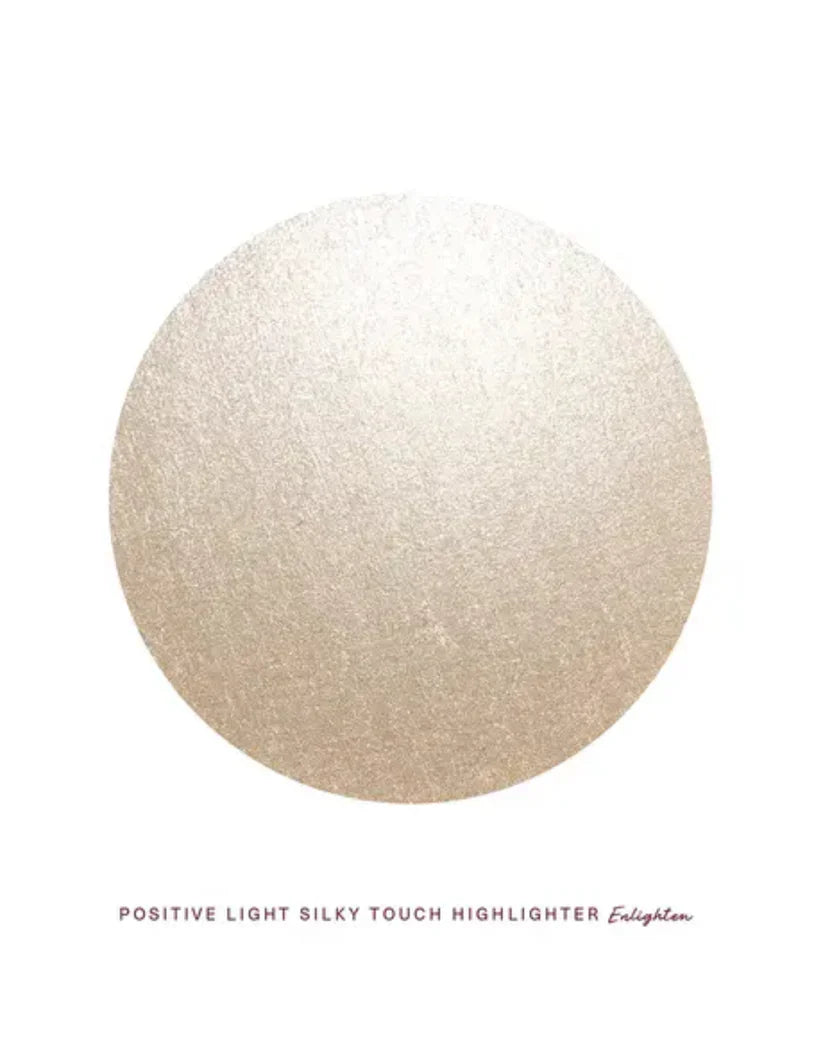 Rare Beauty Positive Light Silky Touch Highlighter – Enlighten (Cool Champagne) | Ultra-Silky, Glass-Like Glow | 2.8 g