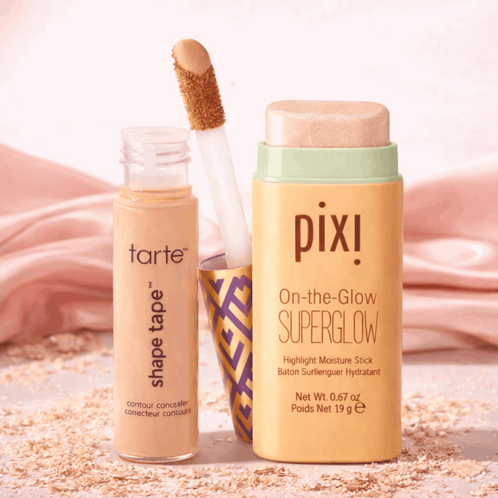 Tarte Shape Tape Concealer + Pixi Highlighter Combo (Worth ₹5,699 @ ₹1,699)
