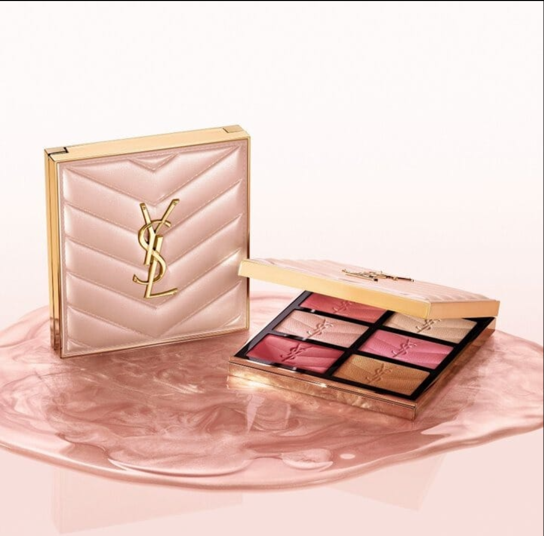 YSL Couture Face Palette Blush & Highlighter - Golden Oasis (27g)